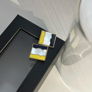 Multicolor Squire Stud Earring